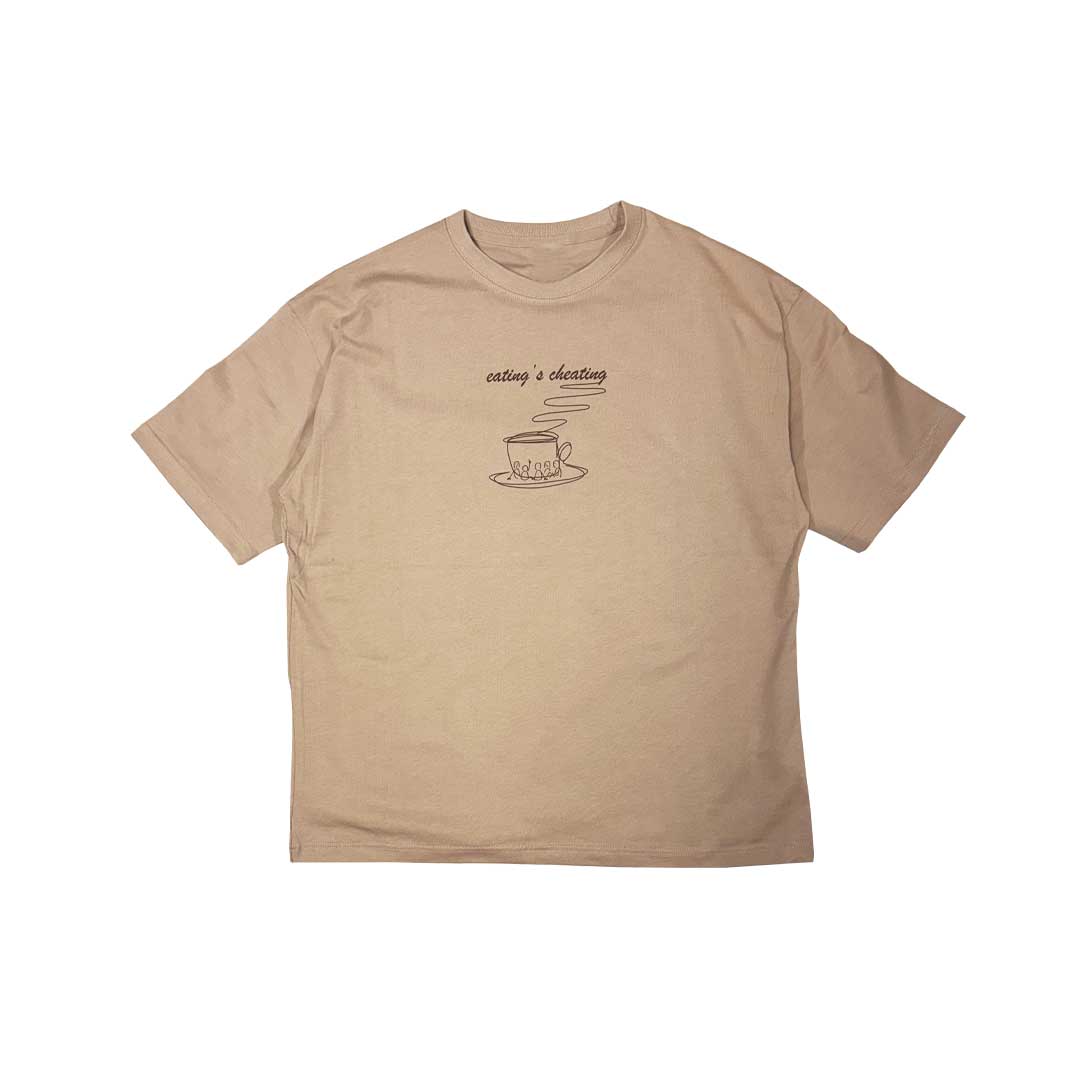 SURFING COFFEE / eating's cheating tee