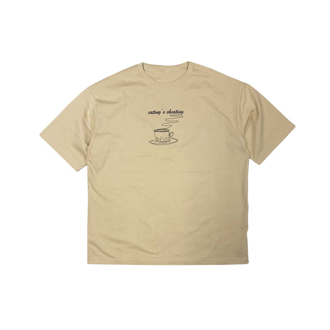 SURFING COFFEE / eating's cheating tee