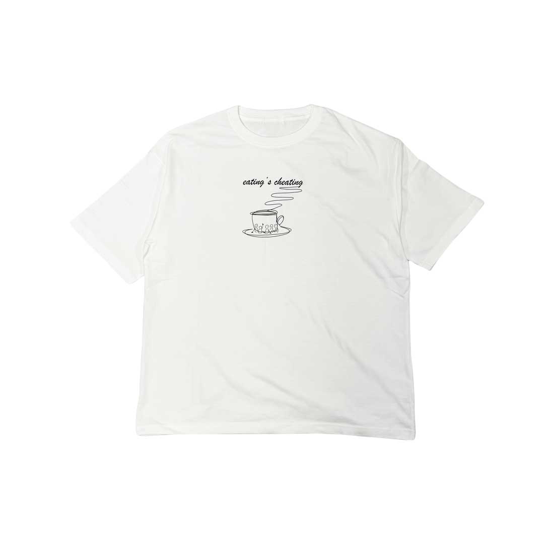 SURFING COFFEE / eating's cheating tee