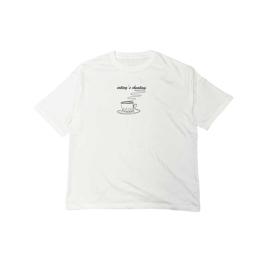 SURFING COFFEE / eating's cheating tee