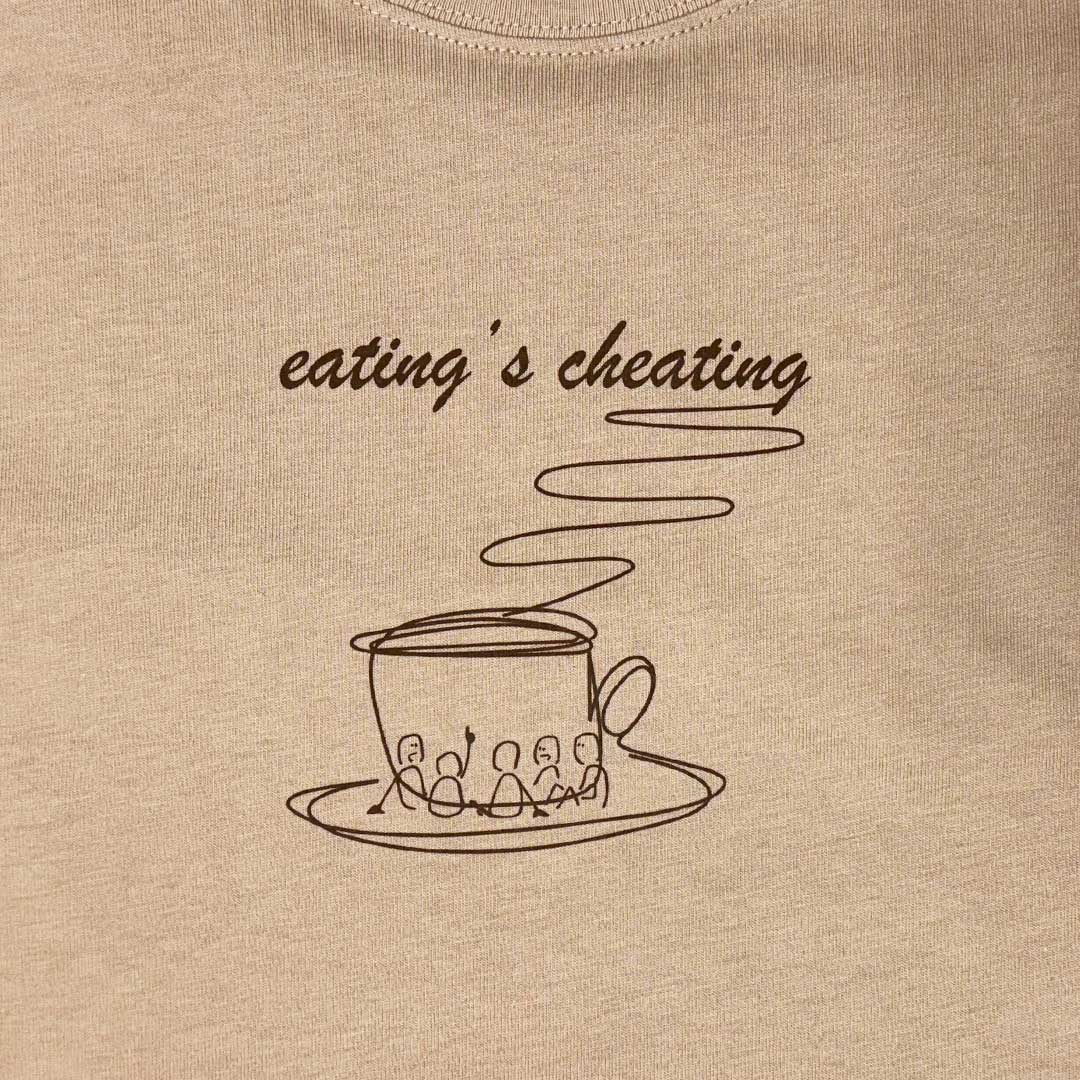 SURFING COFFEE / eating's cheating tee